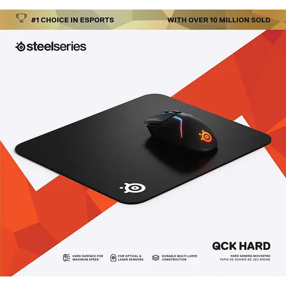 მაუსპადი SteelSeries mousepad QcK Hard Pad, 3 image - TechMall.geმაუსპადი SteelSeries mousepad QcK Hard Pad, 3 image - TechMall.ge ,მაუსპადი SteelSeries mousepad QcK Hard Pad, 3 image - TechMall.ge