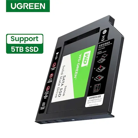 მყარი დისკის ქეისი UGREEN CM322 (70657) SATA Hard Disk Drive Caddy Tray, 2 image - TechMall.geმყარი დისკის ქეისი UGREEN CM322 (70657) SATA Hard Disk Drive Caddy Tray, 2 image - TechMall.ge ,მყარი დისკის ქეისი UGREEN CM322 (70657) SATA Hard Disk Drive Caddy Tray, 2 image - TechMall.ge
