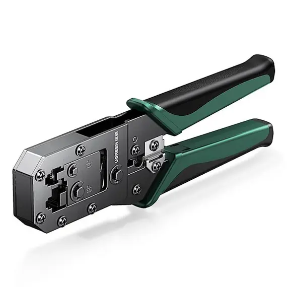 ჯეკონატორი UGREEN NW136 (70683) Crimping Tool, Black/Green - TechMall.geჯეკონატორი UGREEN NW136 (70683) Crimping Tool, Black/Green - TechMall.ge ,ჯეკონატორი UGREEN NW136 (70683) Crimping Tool, Black/Green - TechMall.ge