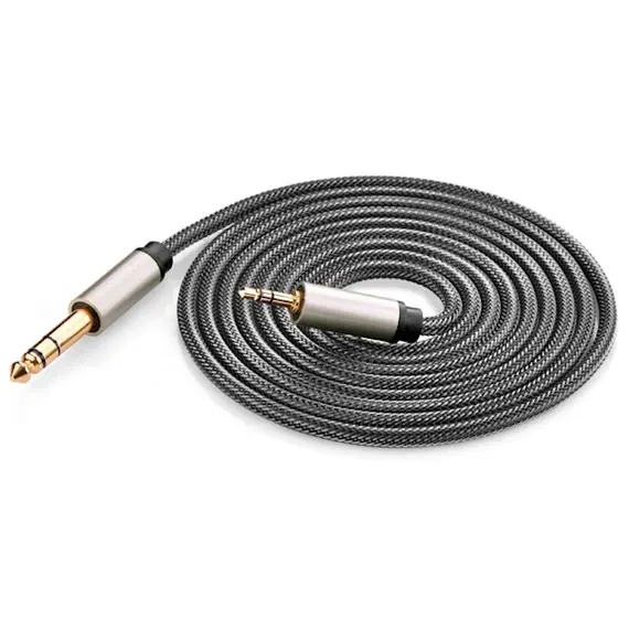 აუდიო კაბელი UGREEN AV127 (10629) 3.5mm to 6.35mm TRS Stereo Audio Cable 3m, Gray, 3 image - TechMall.geაუდიო კაბელი UGREEN AV127 (10629) 3.5mm to 6.35mm TRS Stereo Audio Cable 3m, Gray, 3 image - TechMall.ge ,აუდიო კაბელი UGREEN AV127 (10629) 3.5mm to 6.35mm TRS Stereo Audio Cable 3m, Gray, 3 image - TechMall.ge