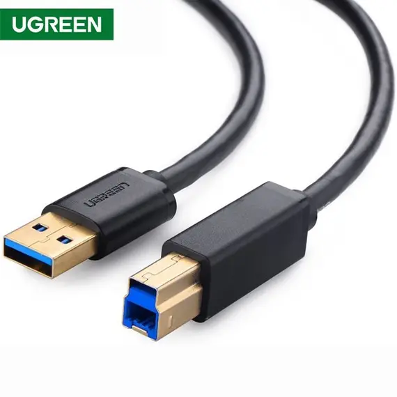 პრინტერის კაბელი UGREEN US210 (10372) USB-B 3.0 Type B to Type A Print Cable 2m (Black) - TechMall.geპრინტერის კაბელი UGREEN US210 (10372) USB-B 3.0 Type B to Type A Print Cable 2m (Black) - TechMall.ge ,პრინტერის კაბელი UGREEN US210 (10372) USB-B 3.0 Type B to Type A Print Cable 2m (Black) - TechMall.ge