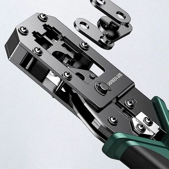 ჯეკონატორი UGREEN NW136 (70683) Crimping Tool, Black/Green, 2 image - TechMall.geჯეკონატორი UGREEN NW136 (70683) Crimping Tool, Black/Green, 2 image - TechMall.ge ,ჯეკონატორი UGREEN NW136 (70683) Crimping Tool, Black/Green, 2 image - TechMall.ge