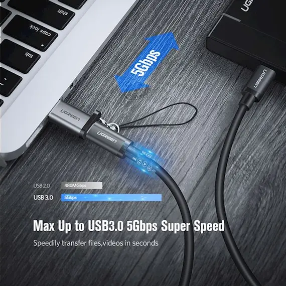 USB ადაპტერი UGREEN US276 (50533) USB3.0 to USB-C Adapter, Gray, 3 image - TechMall.geUSB ადაპტერი UGREEN US276 (50533) USB3.0 to USB-C Adapter, Gray, 3 image - TechMall.ge ,USB ადაპტერი UGREEN US276 (50533) USB3.0 to USB-C Adapter, Gray, 3 image - TechMall.ge