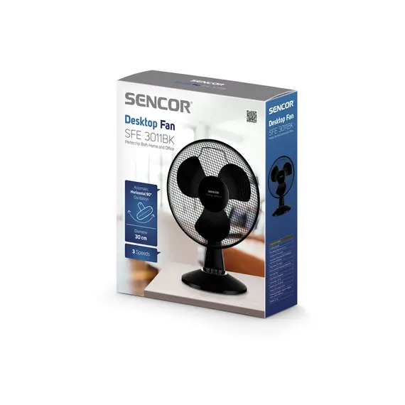 ვენტილატორი Sencor SFE 3011BK Desk Fan, 3 image - TechMall.geვენტილატორი Sencor SFE 3011BK Desk Fan, 3 image - TechMall.ge ,ვენტილატორი Sencor SFE 3011BK Desk Fan, 3 image - TechMall.ge