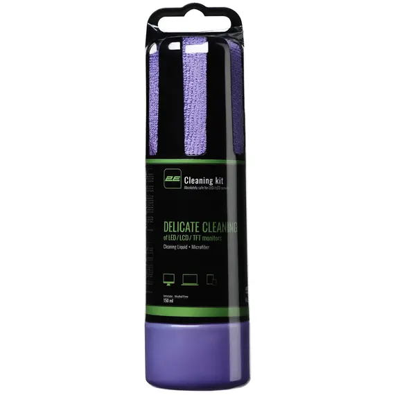 მონიტორის საწმენდი 2E Cleaning Kit  150ml Liquid for LED / LCD + Cloth, Blue - TechMall.geმონიტორის საწმენდი 2E Cleaning Kit  150ml Liquid for LED / LCD + Cloth, Blue - TechMall.ge ,მონიტორის საწმენდი 2E Cleaning Kit  150ml Liquid for LED / LCD + Cloth, Blue - TechMall.ge