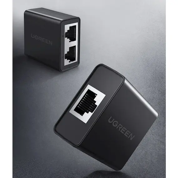 RJ45 ადაპტერი UGREEN CM210 (50923) RJ45 Splitter Adapter, 2 Pack, Black, 2 image - TechMall.geRJ45 ადაპტერი UGREEN CM210 (50923) RJ45 Splitter Adapter, 2 Pack, Black, 2 image - TechMall.ge ,RJ45 ადაპტერი UGREEN CM210 (50923) RJ45 Splitter Adapter, 2 Pack, Black, 2 image - TechMall.ge