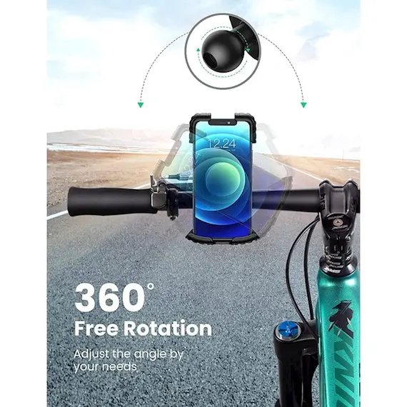 მობილურის დამჭერი UGREEN LP494 (60548), Bike Mount Phone Holder, Black, 3 image - TechMall.geმობილურის დამჭერი UGREEN LP494 (60548), Bike Mount Phone Holder, Black, 3 image - TechMall.ge ,მობილურის დამჭერი UGREEN LP494 (60548), Bike Mount Phone Holder, Black, 3 image - TechMall.ge
