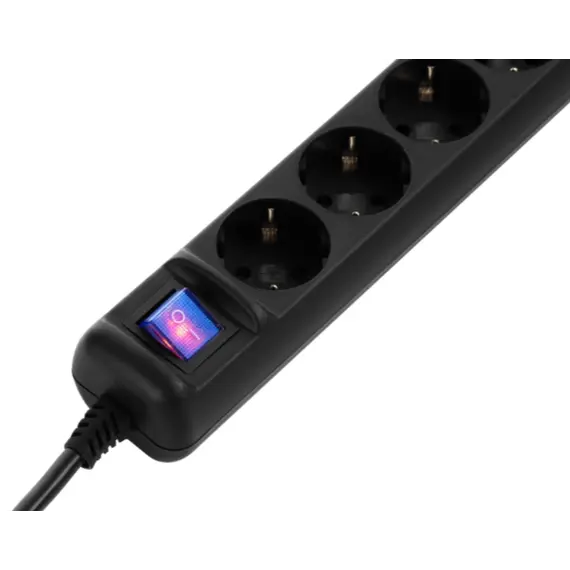 დენის დამაგრძელებელი 2E Power strip 5XSchuko switch 3G*1.5мм, 5м, black, 5 image - TechMall.geდენის დამაგრძელებელი 2E Power strip 5XSchuko switch 3G*1.5мм, 5м, black, 5 image - TechMall.ge ,დენის დამაგრძელებელი 2E Power strip 5XSchuko switch 3G*1.5мм, 5м, black, 5 image - TechMall.ge