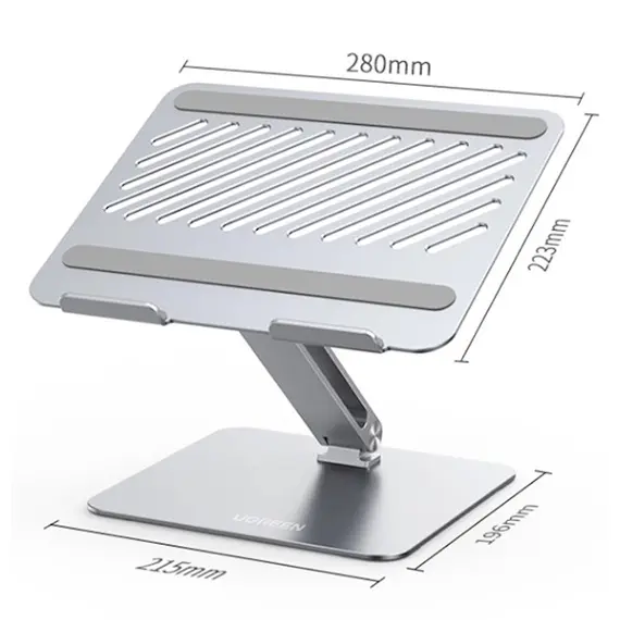 ნოუთბუქის სადგამი UGREEN LP339 (40291), Laptop Stand, Silver, 2 image - TechMall.geნოუთბუქის სადგამი UGREEN LP339 (40291), Laptop Stand, Silver, 2 image - TechMall.ge ,ნოუთბუქის სადგამი UGREEN LP339 (40291), Laptop Stand, Silver, 2 image - TechMall.ge