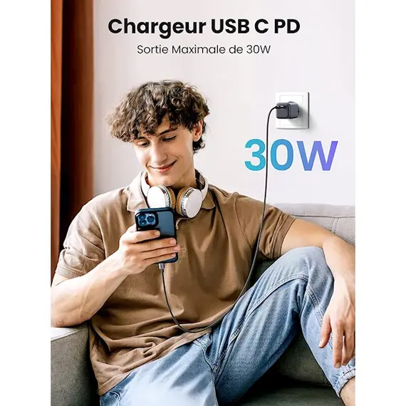 დამტენი UGREEN CD319 (90666) Nexode, 30W, Single port, USB-C, Type-c, Space Gray, 2 image - TechMall.geდამტენი UGREEN CD319 (90666) Nexode, 30W, Single port, USB-C, Type-c, Space Gray, 2 image - TechMall.ge ,დამტენი UGREEN CD319 (90666) Nexode, 30W, Single port, USB-C, Type-c, Space Gray, 2 image - TechMall.ge