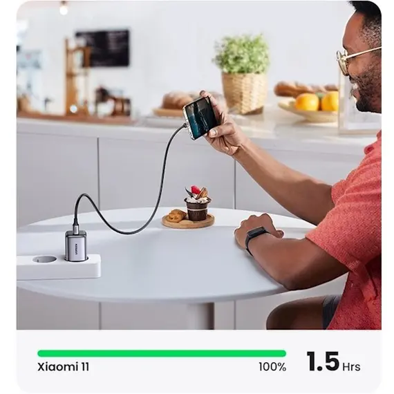 დამტენი UGREEN CD318 (90664) Nexode Mini, 20W, Single port, USB-C, Type-c, Black, 4 image - TechMall.geდამტენი UGREEN CD318 (90664) Nexode Mini, 20W, Single port, USB-C, Type-c, Black, 4 image - TechMall.ge ,დამტენი UGREEN CD318 (90664) Nexode Mini, 20W, Single port, USB-C, Type-c, Black, 4 image - TechMall.ge