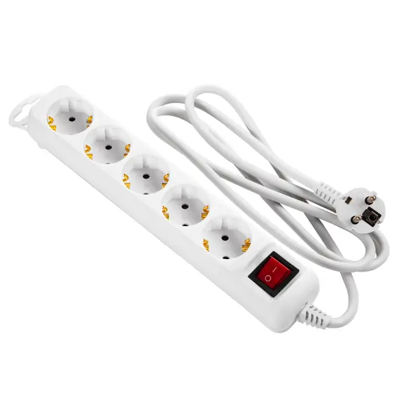 დენის დამაგრძელებელი 2E Power strip 5XSchuko with switch, 3G*1.5мм, 1.5m, white - TechMall.geდენის დამაგრძელებელი 2E Power strip 5XSchuko with switch, 3G*1.5мм, 1.5m, white - TechMall.ge ,დენის დამაგრძელებელი 2E Power strip 5XSchuko with switch, 3G*1.5мм, 1.5m, white - TechMall.ge