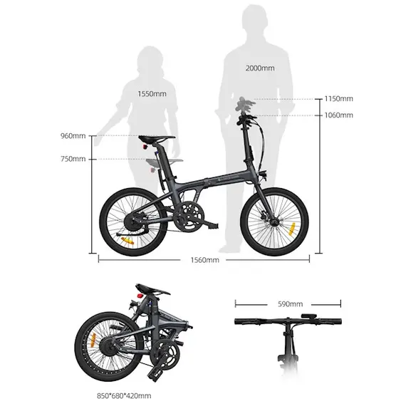 ელექტრო ველოსიპედი ADO A20 Lite, 350W, Smart APP, Folding Electric Bike, 30KM/H, Gray, 7 image - TechMall.geელექტრო ველოსიპედი ADO A20 Lite, 350W, Smart APP, Folding Electric Bike, 30KM/H, Gray, 7 image - TechMall.ge ,ელექტრო ველოსიპედი ADO A20 Lite, 350W, Smart APP, Folding Electric Bike, 30KM/H, Gray, 7 image - TechMall.ge