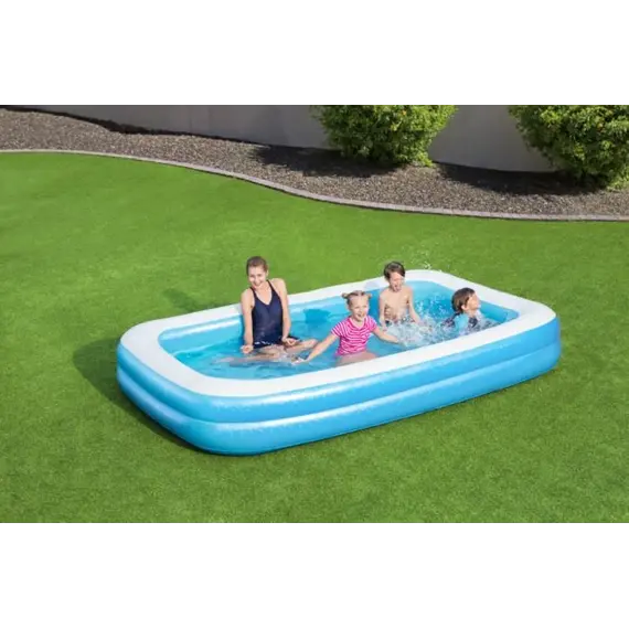 გასაბერი აუზი Bestway Blue Rectangular Pool 3.05mx1.83mx56cm 54009, 2 image - TechMall.geგასაბერი აუზი Bestway Blue Rectangular Pool 3.05mx1.83mx56cm 54009, 2 image - TechMall.ge ,გასაბერი აუზი Bestway Blue Rectangular Pool 3.05mx1.83mx56cm 54009, 2 image - TechMall.ge