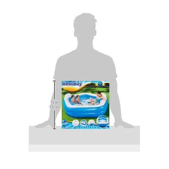 გასაბერი აუზი Bestway Pentagon Vinyl Family Fun Pool 2.13mx2.06mx69cm 54153, 6 image - TechMall.geგასაბერი აუზი Bestway Pentagon Vinyl Family Fun Pool 2.13mx2.06mx69cm 54153, 6 image - TechMall.ge ,გასაბერი აუზი Bestway Pentagon Vinyl Family Fun Pool 2.13mx2.06mx69cm 54153, 6 image - TechMall.ge