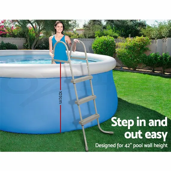აუზის კიბე Bestway Above Ground Pool Ladder With Removable Steps 42 Inch 58335, 3 image - TechMall.geაუზის კიბე Bestway Above Ground Pool Ladder With Removable Steps 42 Inch 58335, 3 image - TechMall.ge ,აუზის კიბე Bestway Above Ground Pool Ladder With Removable Steps 42 Inch 58335, 3 image - TechMall.ge