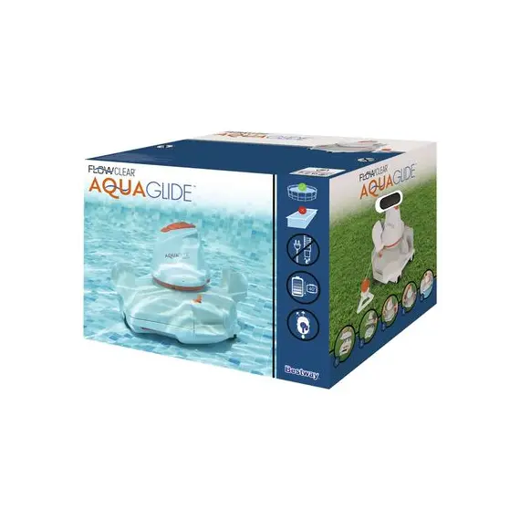 რობოტი მტვერსასრუტი Bestway Flowclear autonomer Poolroboter AquaGlide, 2 image - TechMall.geრობოტი მტვერსასრუტი Bestway Flowclear autonomer Poolroboter AquaGlide, 2 image - TechMall.ge ,რობოტი მტვერსასრუტი Bestway Flowclear autonomer Poolroboter AquaGlide, 2 image - TechMall.ge