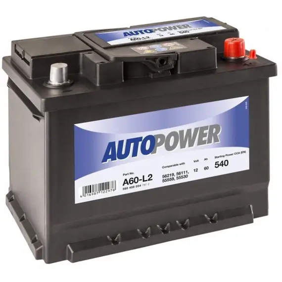 აკუმულატორი AUTOPOWER A60L2H5R 60 ა*ს R+ - TechMall.geაკუმულატორი AUTOPOWER A60L2H5R 60 ა*ს R+ - TechMall.ge ,აკუმულატორი AUTOPOWER A60L2H5R 60 ა*ს R+ - TechMall.ge