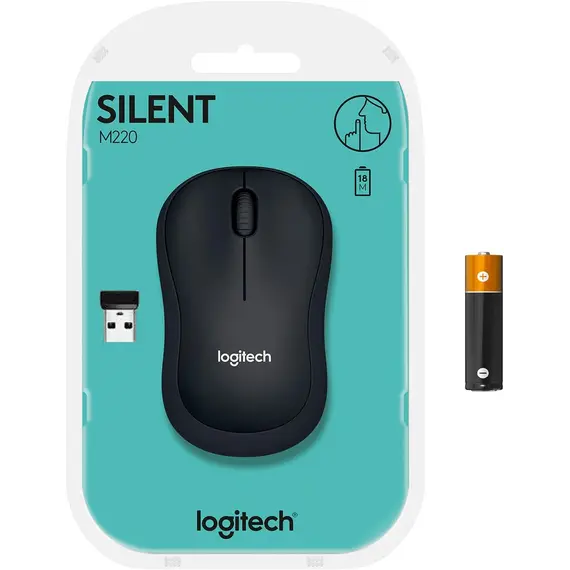 მაუსი LOGITECH Wireless Mouse M220 SILENT - EMEA - CHARCOAL OFL, 3 image - TechMall.geმაუსი LOGITECH Wireless Mouse M220 SILENT - EMEA - CHARCOAL OFL, 3 image - TechMall.ge ,მაუსი LOGITECH Wireless Mouse M220 SILENT - EMEA - CHARCOAL OFL, 3 image - TechMall.ge