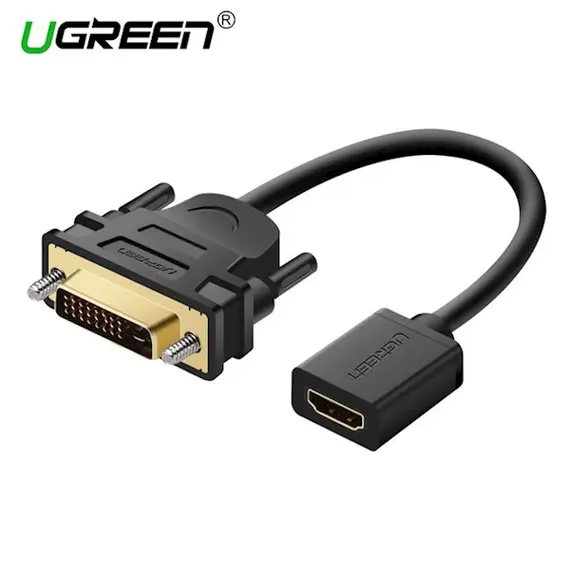 ადაპტერი UGREEN 20118 DVI Male to HDMI Female Adapter Cable 22cm (Black) DVI TO HDMI - TechMall.geადაპტერი UGREEN 20118 DVI Male to HDMI Female Adapter Cable 22cm (Black) DVI TO HDMI - TechMall.ge ,ადაპტერი UGREEN 20118 DVI Male to HDMI Female Adapter Cable 22cm (Black) DVI TO HDMI - TechMall.ge