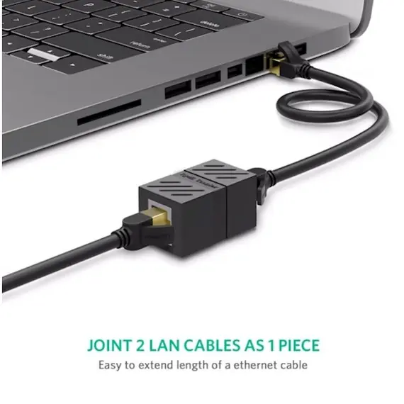 ქსელის კაბელის გადასაბმელი UGREEN NW114 (20390) RJ45 Cat7 / 6 / 5e Ethernet Adapter 8P8C Network Extender Extension Cable for Ethernet Female Cable (Black), 3 image - TechMall.geქსელის კაბელის გადასაბმელი UGREEN NW114 (20390) RJ45 Cat7 / 6 / 5e Ethernet Adapter 8P8C Network Extender Extension Cable for Ethernet Female Cable (Black), 3 image - TechMall.ge ,ქსელის კაბელის გადასაბმელი UGREEN NW114 (20390) RJ45 Cat7 / 6 / 5e Ethernet Adapter 8P8C Network Extender Extension Cable for Ethernet Female Cable (Black), 3 image - TechMall.ge