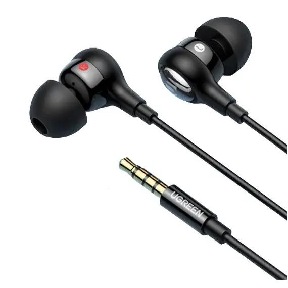 Headphone UGREEN EP103 (30637), In-Ear Headphones, Wired, 3.5mm, Black, 2 image - TechMall.geHeadphone UGREEN EP103 (30637), In-Ear Headphones, Wired, 3.5mm, Black, 2 image - TechMall.ge ,Headphone UGREEN EP103 (30637), In-Ear Headphones, Wired, 3.5mm, Black, 2 image - TechMall.ge