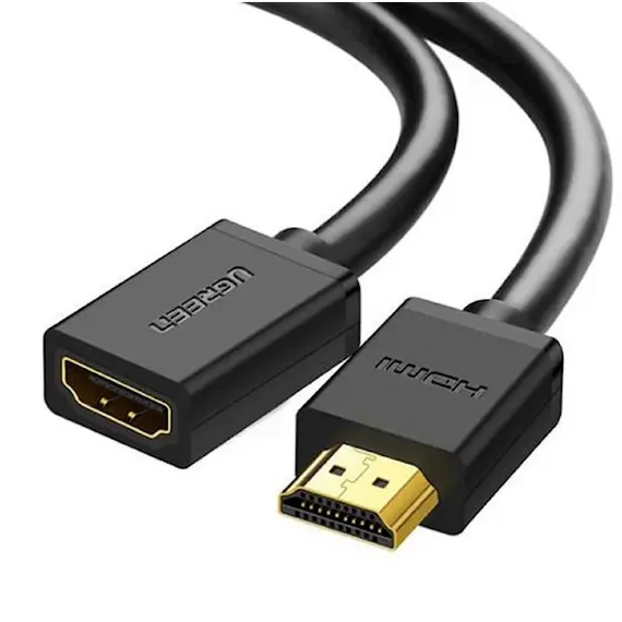 HDMI კაბელი UGREEN HD107 (10142), HDMI Male to Female Cable, 2m, Black - TechMall.geHDMI კაბელი UGREEN HD107 (10142), HDMI Male to Female Cable, 2m, Black - TechMall.ge ,HDMI კაბელი UGREEN HD107 (10142), HDMI Male to Female Cable, 2m, Black - TechMall.ge