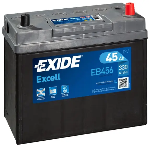 აკუმულატორი Exide EXCELL 45 ა*ს JIS მარც - TechMall.geაკუმულატორი Exide EXCELL 45 ა*ს JIS მარც - TechMall.ge ,აკუმულატორი Exide EXCELL 45 ა*ს JIS მარც - TechMall.ge