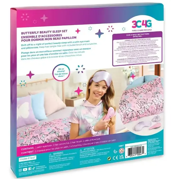 საძილე აქსესუარების კომპლექტი Make It Real 3C4G Butterfly Beauty Sleep Set, 2 image - TechMall.geსაძილე აქსესუარების კომპლექტი Make It Real 3C4G Butterfly Beauty Sleep Set, 2 image - TechMall.ge ,საძილე აქსესუარების კომპლექტი Make It Real 3C4G Butterfly Beauty Sleep Set, 2 image - TechMall.ge