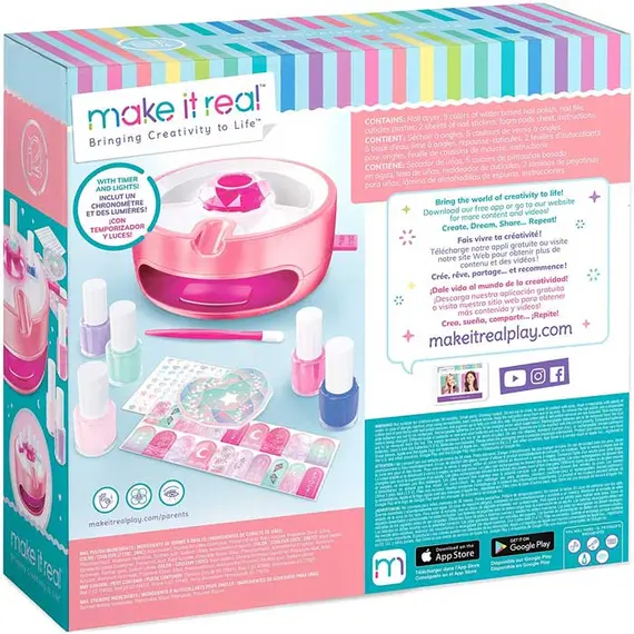 საბავშვო ფრჩხილების ლაქის ნაკრები Make It Real Light Magic Nail Studio, 2 image - TechMall.geსაბავშვო ფრჩხილების ლაქის ნაკრები Make It Real Light Magic Nail Studio, 2 image - TechMall.ge ,საბავშვო ფრჩხილების ლაქის ნაკრები Make It Real Light Magic Nail Studio, 2 image - TechMall.ge