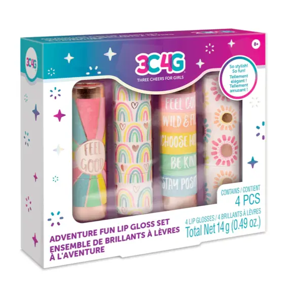 საბავშვო ტუჩსაცხების ნაკრები Make It Real 3C4G Adventure Fun Lip Gloss Set - TechMall.geსაბავშვო ტუჩსაცხების ნაკრები Make It Real 3C4G Adventure Fun Lip Gloss Set - TechMall.ge ,საბავშვო ტუჩსაცხების ნაკრები Make It Real 3C4G Adventure Fun Lip Gloss Set - TechMall.ge