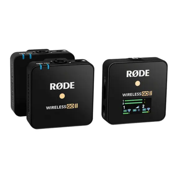 მიკროფონი Rode Wireless GO II 2-Person Compact Digital Wireless Omni Lavalier Microphone Kit, 4 image - TechMall.geმიკროფონი Rode Wireless GO II 2-Person Compact Digital Wireless Omni Lavalier Microphone Kit, 4 image - TechMall.ge ,მიკროფონი Rode Wireless GO II 2-Person Compact Digital Wireless Omni Lavalier Microphone Kit, 4 image - TechMall.ge