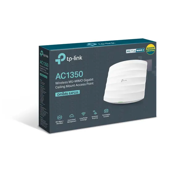 როუტერი TP-Link EAP225 AC1350 Wireless Dual Band Ceiling Mount Access Point, 5 image - TechMall.geროუტერი TP-Link EAP225 AC1350 Wireless Dual Band Ceiling Mount Access Point, 5 image - TechMall.ge ,როუტერი TP-Link EAP225 AC1350 Wireless Dual Band Ceiling Mount Access Point, 5 image - TechMall.ge