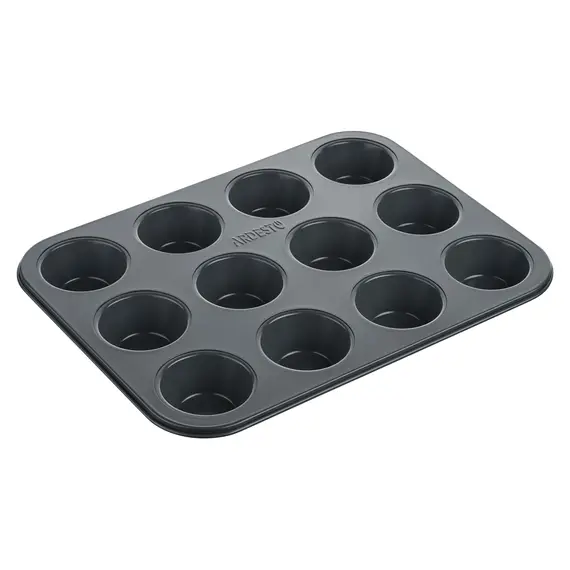 მაფინების საცხობი ფორმა 12 cup muffin pan Ardesto Tasty baking, 35x26.5x3cm, carbon steel - TechMall.geმაფინების საცხობი ფორმა 12 cup muffin pan Ardesto Tasty baking, 35x26.5x3cm, carbon steel - TechMall.ge ,მაფინების საცხობი ფორმა 12 cup muffin pan Ardesto Tasty baking, 35x26.5x3cm, carbon steel - TechMall.ge