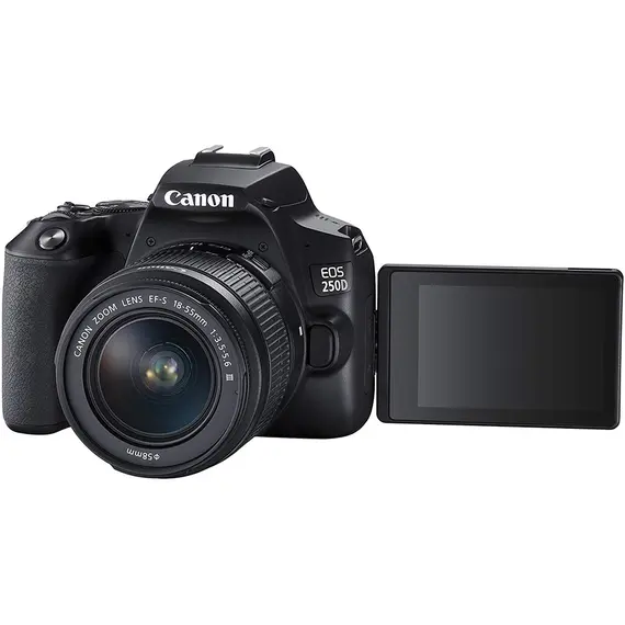 ციფრული ფოტოაპარატი Canon EOS 250D Black + Lens EF-S 18-55 IS STM, 2 image - TechMall.geციფრული ფოტოაპარატი Canon EOS 250D Black + Lens EF-S 18-55 IS STM, 2 image - TechMall.ge ,ციფრული ფოტოაპარატი Canon EOS 250D Black + Lens EF-S 18-55 IS STM, 2 image - TechMall.ge
