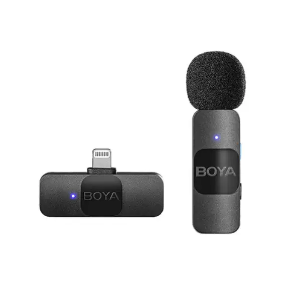მიკროფონი Boya BY-V1 Ultracompact 2.4GHz Wireless Microphone System - TechMall.geმიკროფონი Boya BY-V1 Ultracompact 2.4GHz Wireless Microphone System - TechMall.ge ,მიკროფონი Boya BY-V1 Ultracompact 2.4GHz Wireless Microphone System - TechMall.ge