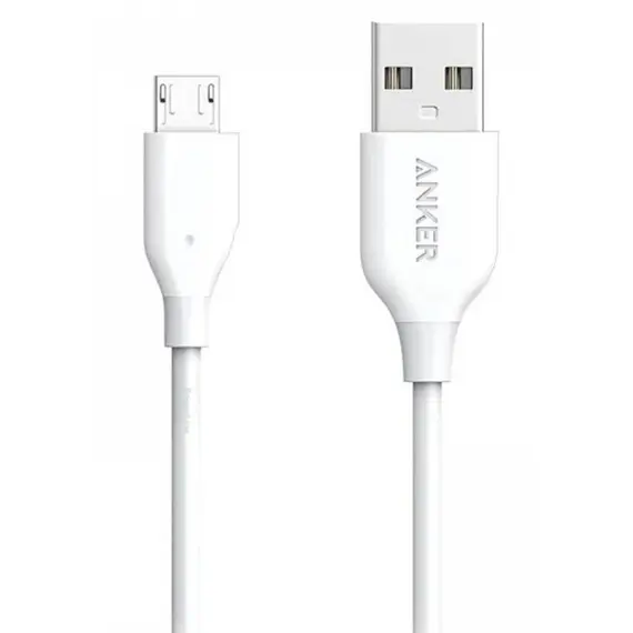 კაბელი ANKER - MICRO USB (3FT) WHITE A8132021 - TechMall.geკაბელი ANKER - MICRO USB (3FT) WHITE A8132021 - TechMall.ge ,კაბელი ANKER - MICRO USB (3FT) WHITE A8132021 - TechMall.ge