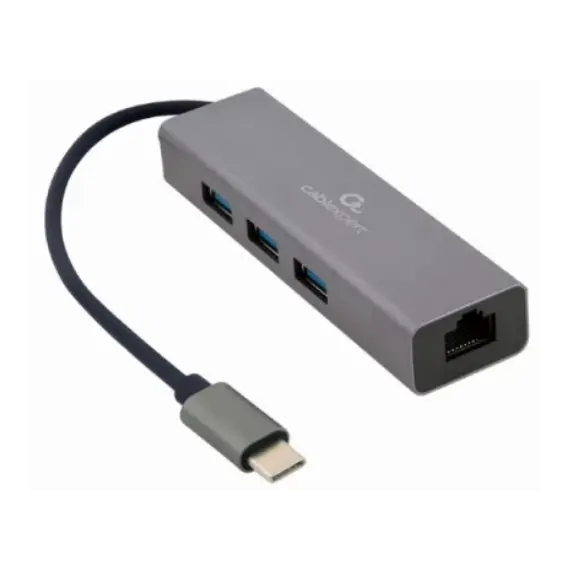 ადაპტერი Gembird A-CMU3-LAN-01 USB-C Gigabit network adapter with 3-port USB 3.1 - TechMall.geადაპტერი Gembird A-CMU3-LAN-01 USB-C Gigabit network adapter with 3-port USB 3.1 - TechMall.ge ,ადაპტერი Gembird A-CMU3-LAN-01 USB-C Gigabit network adapter with 3-port USB 3.1 - TechMall.ge