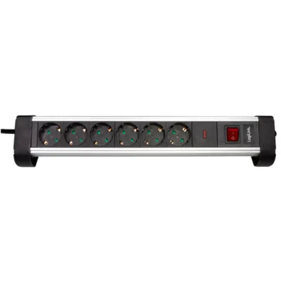 დამაგრძელებელი კაბელი Logilink LPS215 Socket outlet 6-way + switch 6x CEE 7/3 1.4m Black/silver, 3 image - TechMall.geდამაგრძელებელი კაბელი Logilink LPS215 Socket outlet 6-way + switch 6x CEE 7/3 1.4m Black/silver, 3 image - TechMall.ge ,დამაგრძელებელი კაბელი Logilink LPS215 Socket outlet 6-way + switch 6x CEE 7/3 1.4m Black/silver, 3 image - TechMall.ge