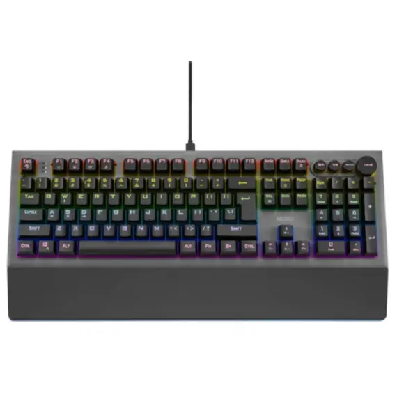კლავიატურა NOXO CONQUEROR Mechanical Rainbow Backlit Gaming Keyboard BLUE Switch EN/RU Black - TechMall.geკლავიატურა NOXO CONQUEROR Mechanical Rainbow Backlit Gaming Keyboard BLUE Switch EN/RU Black - TechMall.ge ,კლავიატურა NOXO CONQUEROR Mechanical Rainbow Backlit Gaming Keyboard BLUE Switch EN/RU Black - TechMall.ge