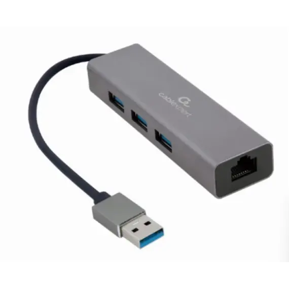 ადაპტერი Gembird A-AMU3-LAN-01 USB AM Gigabit network adapter with 3-port USB 3.0 hub - TechMall.geადაპტერი Gembird A-AMU3-LAN-01 USB AM Gigabit network adapter with 3-port USB 3.0 hub - TechMall.ge ,ადაპტერი Gembird A-AMU3-LAN-01 USB AM Gigabit network adapter with 3-port USB 3.0 hub - TechMall.ge