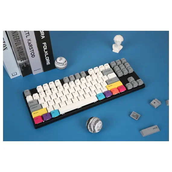 კლავიატურა Varmilo VEM87 CMYK EC V2 Rose UA, 2 image - TechMall.geკლავიატურა Varmilo VEM87 CMYK EC V2 Rose UA, 2 image - TechMall.ge ,კლავიატურა Varmilo VEM87 CMYK EC V2 Rose UA, 2 image - TechMall.ge