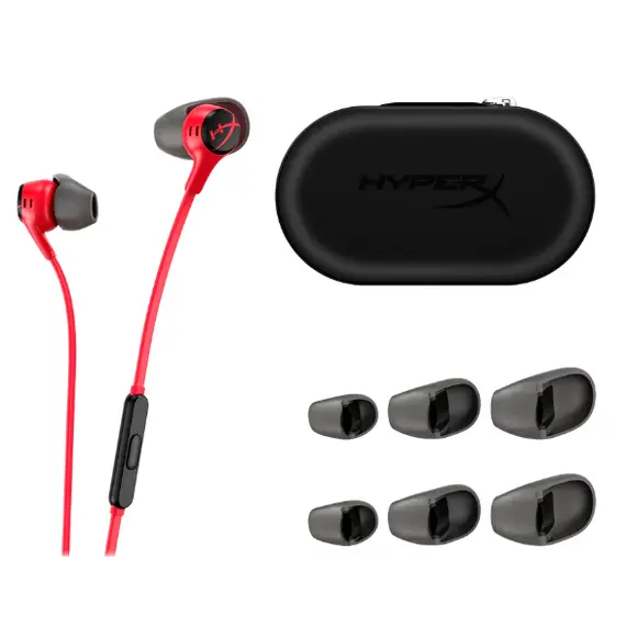 ყურსასმენი HyperX Cloud EarBuds II Red with Mic (705L8AA), 4 image - TechMall.geყურსასმენი HyperX Cloud EarBuds II Red with Mic (705L8AA), 4 image - TechMall.ge ,ყურსასმენი HyperX Cloud EarBuds II Red with Mic (705L8AA), 4 image - TechMall.ge