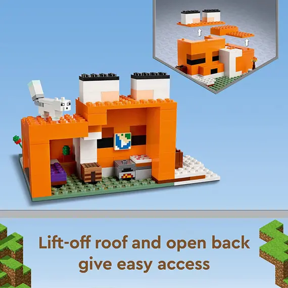 ლეგო LEGO Minecraft The Fox Lodge, 5 image - TechMall.geლეგო LEGO Minecraft The Fox Lodge, 5 image - TechMall.ge ,ლეგო LEGO Minecraft The Fox Lodge, 5 image - TechMall.ge