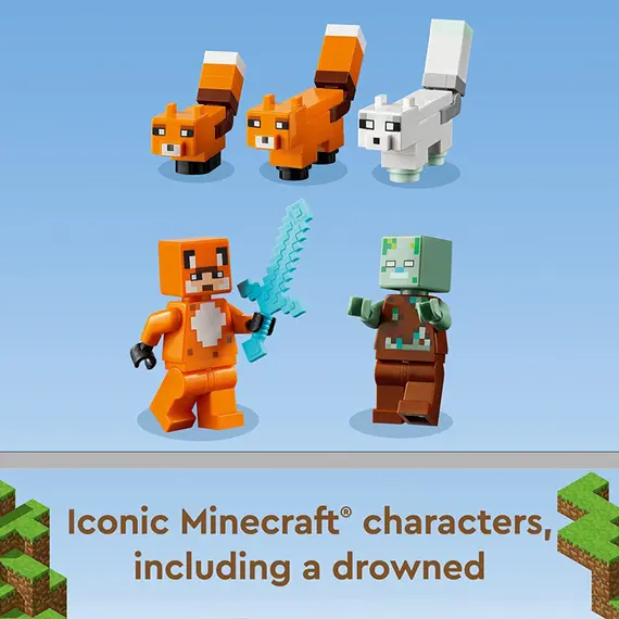 ლეგო LEGO Minecraft The Fox Lodge, 3 image - TechMall.geლეგო LEGO Minecraft The Fox Lodge, 3 image - TechMall.ge ,ლეგო LEGO Minecraft The Fox Lodge, 3 image - TechMall.ge