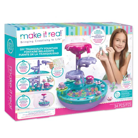 სათამაშო ფანტანი Make It Real DIY Tranquility Fountain (no water beads), 2 image - TechMall.geსათამაშო ფანტანი Make It Real DIY Tranquility Fountain (no water beads), 2 image - TechMall.ge ,სათამაშო ფანტანი Make It Real DIY Tranquility Fountain (no water beads), 2 image - TechMall.ge