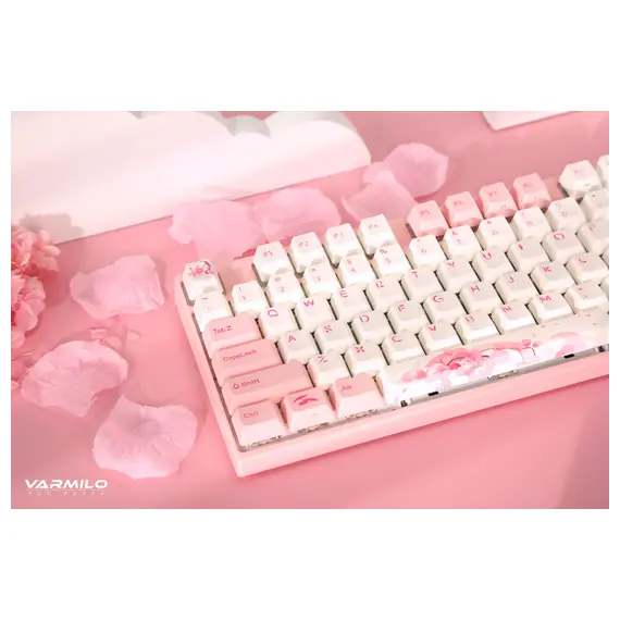 კლავიატურა Varmilo VEM87 Sakura R1 EC V2 Ivy UA, 2 image - TechMall.geკლავიატურა Varmilo VEM87 Sakura R1 EC V2 Ivy UA, 2 image - TechMall.ge ,კლავიატურა Varmilo VEM87 Sakura R1 EC V2 Ivy UA, 2 image - TechMall.ge
