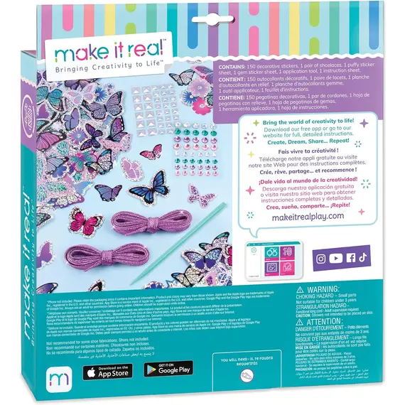 სტიკერების ნაკრები Make It Real Sticker Chic: Butterfly Bling, 2 image - TechMall.geსტიკერების ნაკრები Make It Real Sticker Chic: Butterfly Bling, 2 image - TechMall.ge ,სტიკერების ნაკრები Make It Real Sticker Chic: Butterfly Bling, 2 image - TechMall.ge