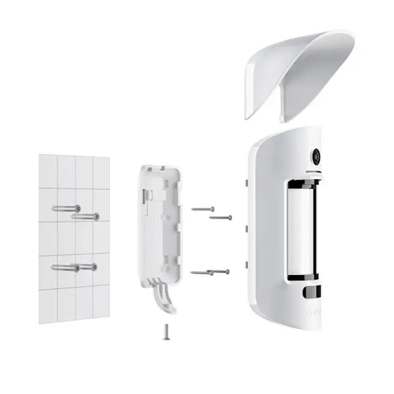 მოძრაობის დეტექტორი Ajax 26074.84.WH1, Outdoor Motion Cam With A Photo Camera (8EU), White, 3 image - TechMall.geმოძრაობის დეტექტორი Ajax 26074.84.WH1, Outdoor Motion Cam With A Photo Camera (8EU), White, 3 image - TechMall.ge ,მოძრაობის დეტექტორი Ajax 26074.84.WH1, Outdoor Motion Cam With A Photo Camera (8EU), White, 3 image - TechMall.ge