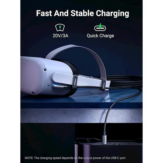 USB კაბელი UGREEN US551 (90629), Type-c to Type-c , USB-C To USB-C, 5m, Black, 6 image - TechMall.geUSB კაბელი UGREEN US551 (90629), Type-c to Type-c , USB-C To USB-C, 5m, Black, 6 image - TechMall.ge ,USB კაბელი UGREEN US551 (90629), Type-c to Type-c , USB-C To USB-C, 5m, Black, 6 image - TechMall.ge